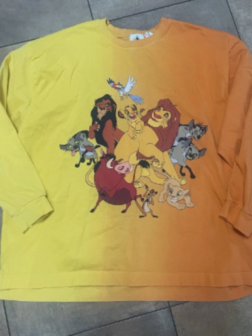 Disney Parks 2024 The Lion King 30th Anniversary Spirit Jersey Unisex 2XL XXL